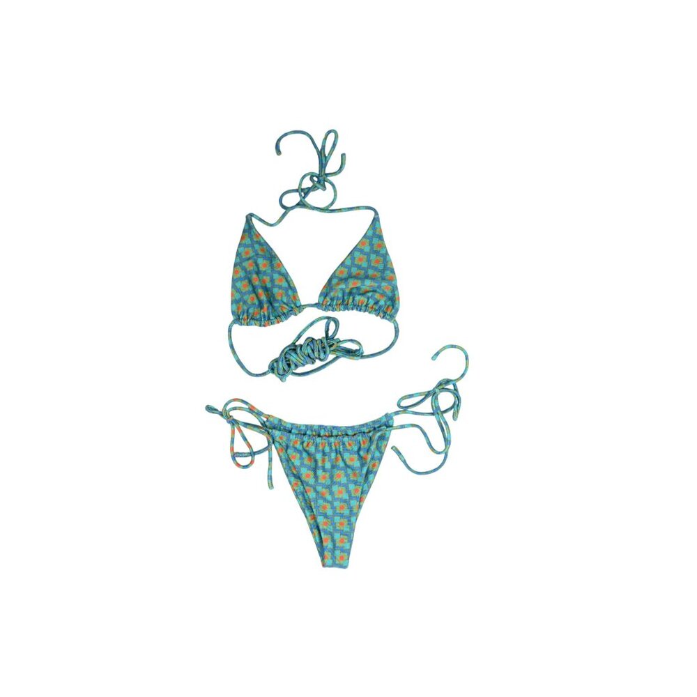 Natasia Jayme Top & Nassau Bottoms Bikini in Esvedra